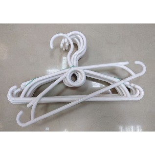 Плечики з поворотним гачком (білі, 1 сорт) 39х0,7см